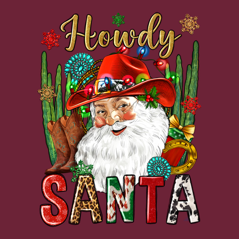 Howdy Santa Long Sleeve Tee by NancyCooperArtShop | Teevron