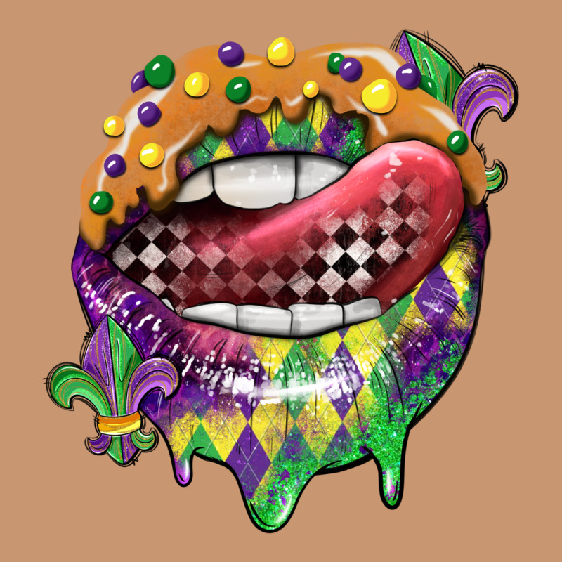 Mardi Gras Lips Heavyweight Hoodie by CowGirlArtShop | Teevron