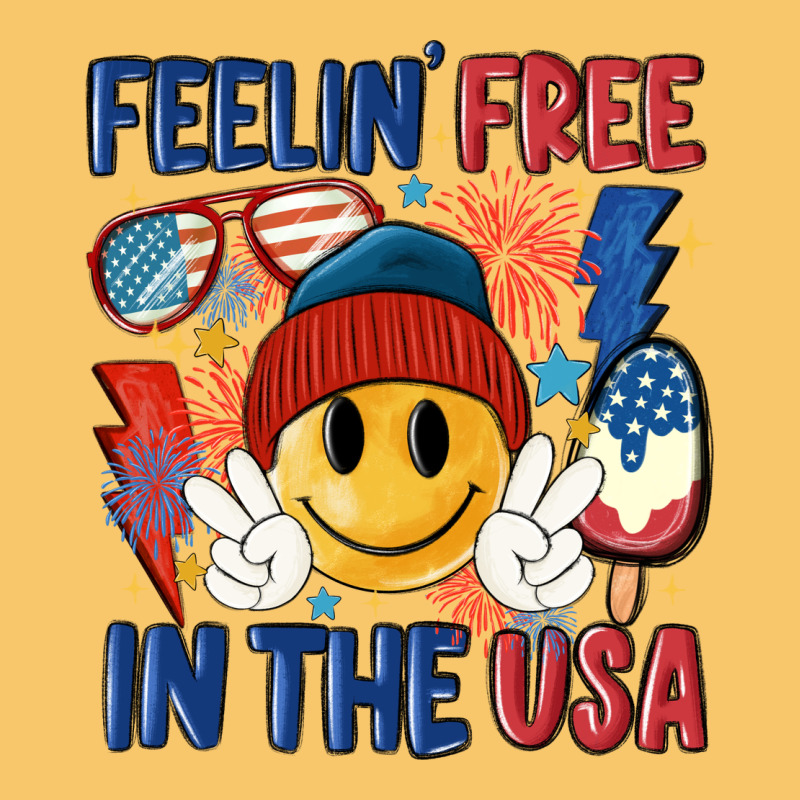 Feelin Free In The Usa Vintage Hoodie by MaliasSmallBusiness | Teevron