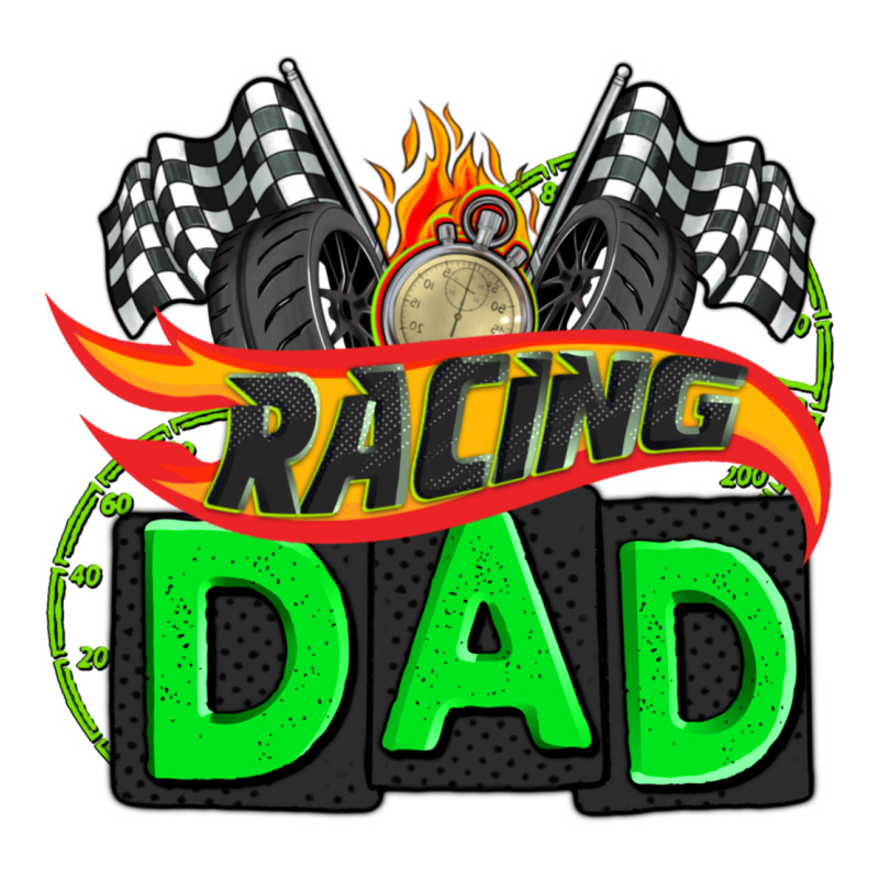 Racing Dad With Racing Oto Equipment Ladies Tee by AdoDesignShop | Teevron