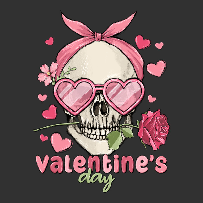 Valentine's Day Skull Urban Heavy Tee by MaliasSmallBusiness | Teevron
