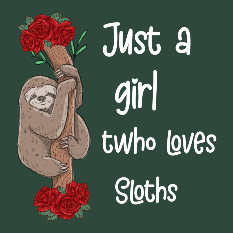 Just A Girl Who Loves Sloths Zipper Hoodie by Bettercallsaul | Teevron