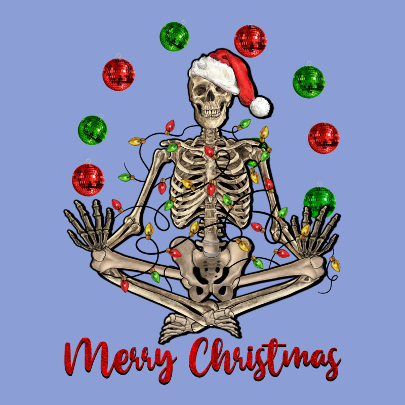 Merry Christmas Skeleton Long Sleeve Tee by NancyCooperArtShop | Teevron