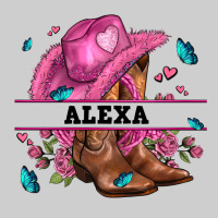 Pink Costom Name Cowgirl Hat And Roses Premium Tee | Teevron