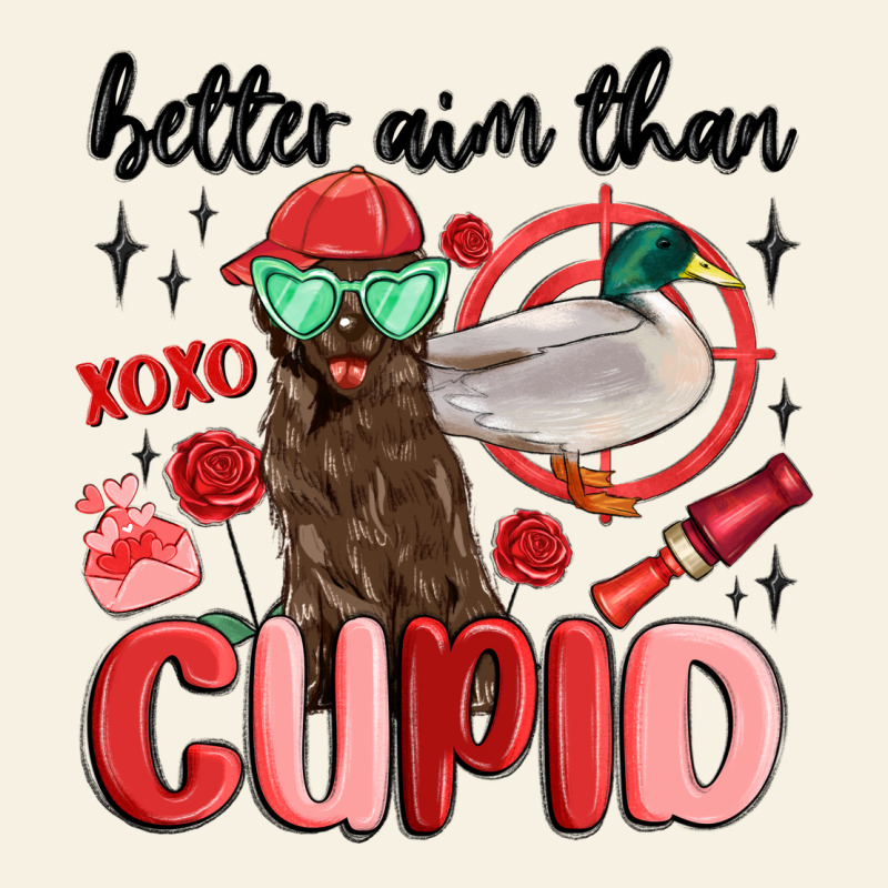 Better Aim Than Cupid With Dog And Duck Vintage Tee by MaliasSmallBusiness | Teevron