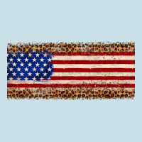 Usa Flag Leopard Ladies Tee | Teevron