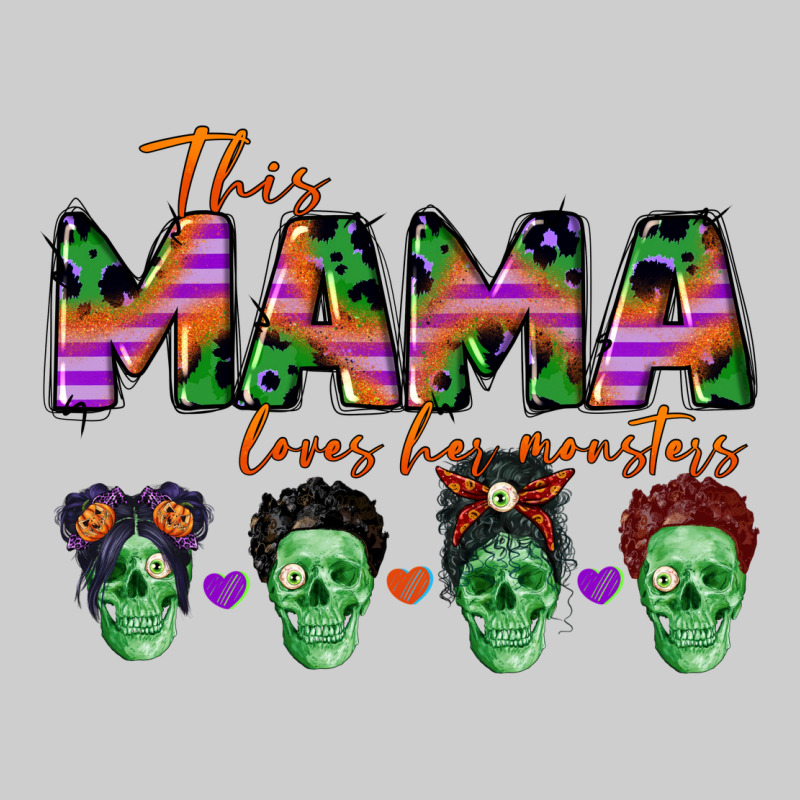 Personalized This Mama Loves Her Monsters Premium Sweatshirt by CowGirlArtShop | Teevron