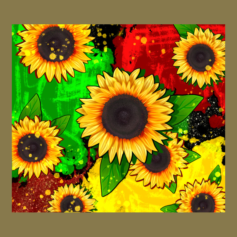 Juneteenth Sunflowers Premium Hoodie by CowGirlArtShop | Teevron