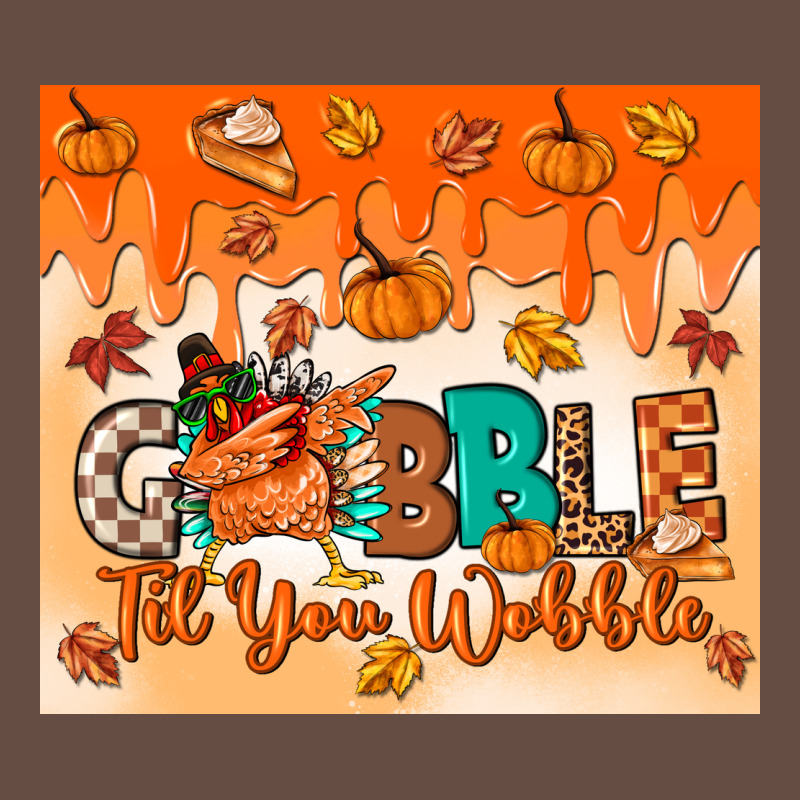 Gobble Til You Wobble Tumbler Long Sleeve Tee by MaliasSmallBusiness | Teevron