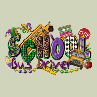 School Bus Driver Mardi Gras Heavyweight Hoodie | Teevron