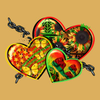 Juneteenth Hearts Premium Hoodie | Teevron