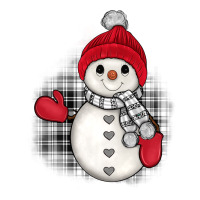 grey christmas snowman | Teevron