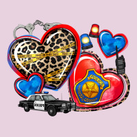 Western Leopard  Police   Hearts Ladies Tee | Teevron