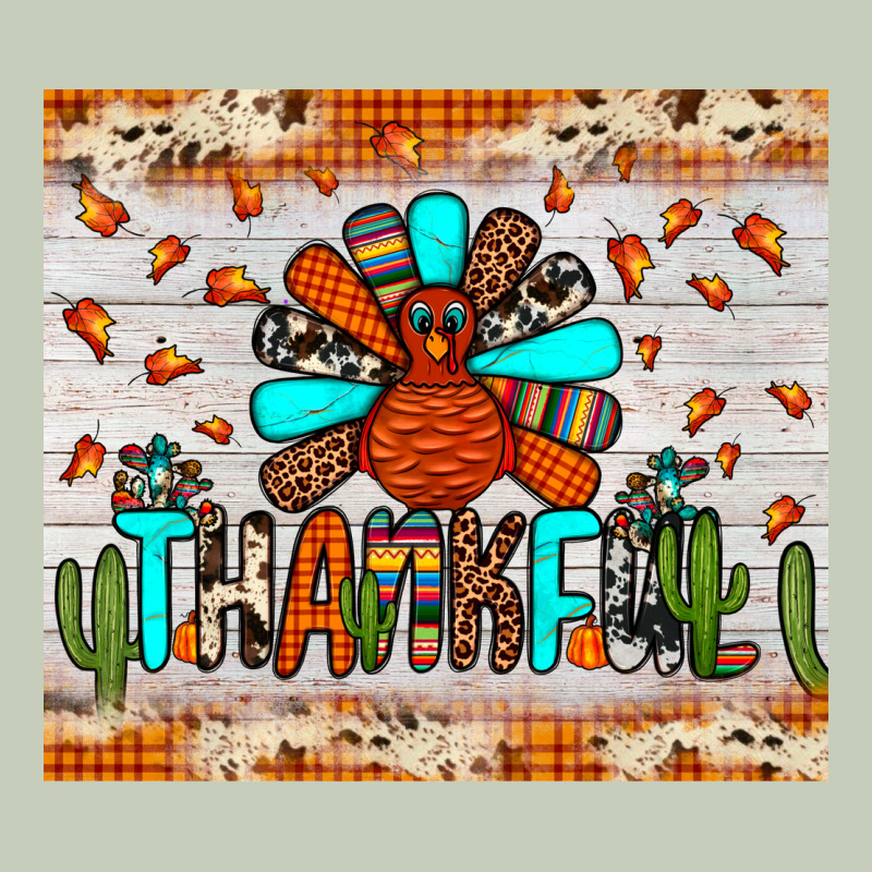 Thankful Turkey Ladies Tee by JahusDesignShop | Teevron
