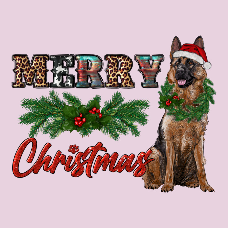 Merry Christmas German Shepherd Ladies Tee by RanaPortraitStore | Teevron