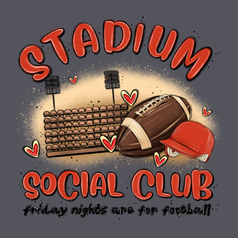 Stadium Social Club Football Vintage Hoodie by MaliasSmallBusiness | Teevron