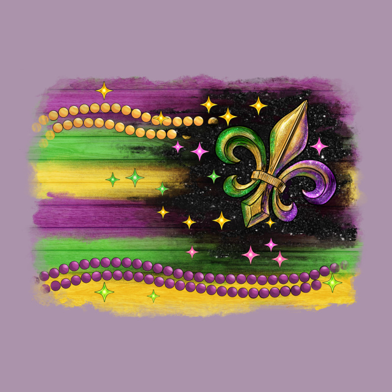 Mardi Gras Flag Heavyweight Hoodie by CowGirlArtShop | Teevron