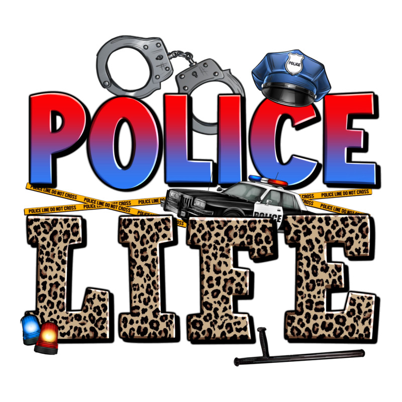 Police Life Ladies Tee by AdoDesignShop | Teevron