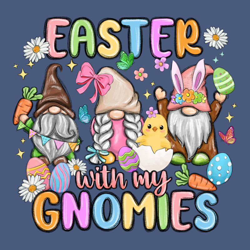 Easter  With My Gnomies Vintage Hoodie by MaliasSmallBusiness | Teevron