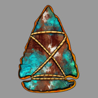 Turquoise Cowhide Arrowhead Vintage Hoodie | Teevron