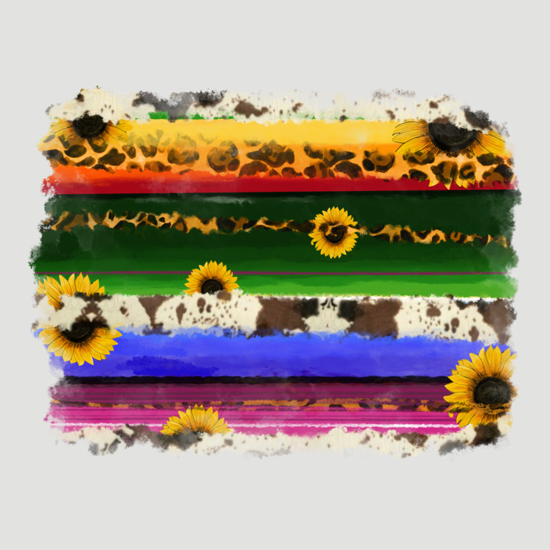 Serape Sunflowers Leopard Cowhide Background Classic Tee by RanaPortraitStore | Teevron