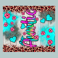Auntie Leopard Turquoise Heavy Core Tee | Teevron