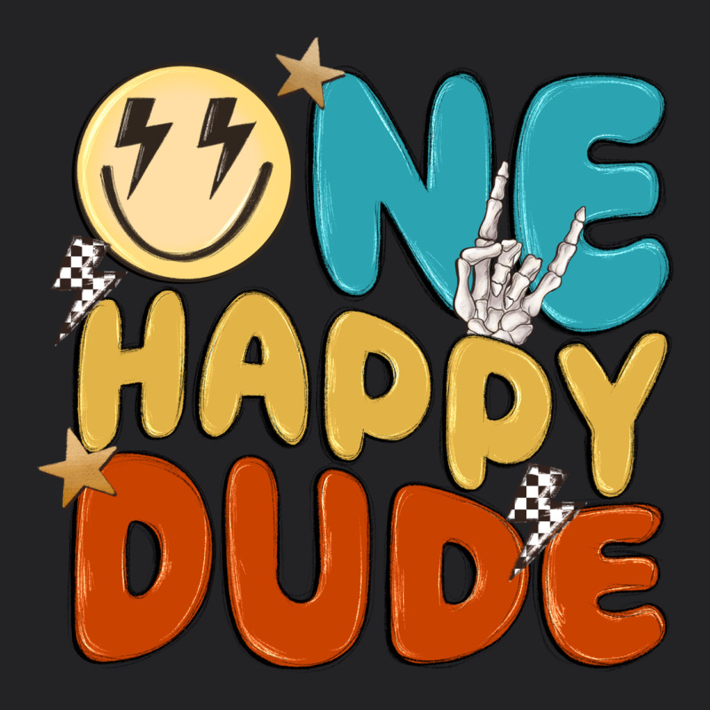 One Happy Dude Vintage Tee by MaliasSmallBusiness | Teevron