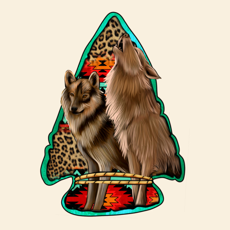 Howling Wolves Arrowhead Vintage Hoodie by Jasminsmagicworld | Teevron