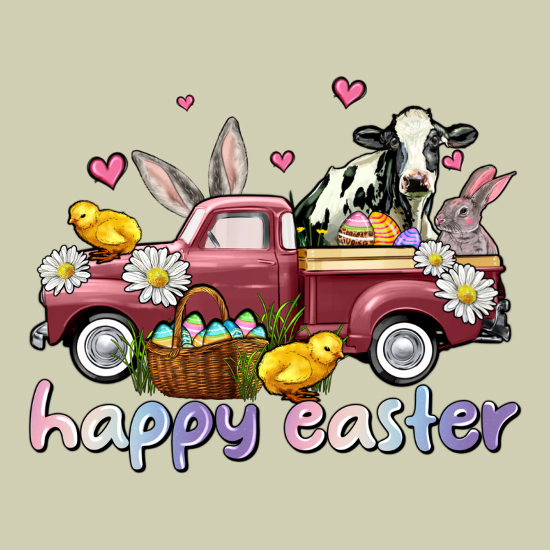 Happy Easter Trucks Heavy Core Tee by AdoDesignShop | Teevron