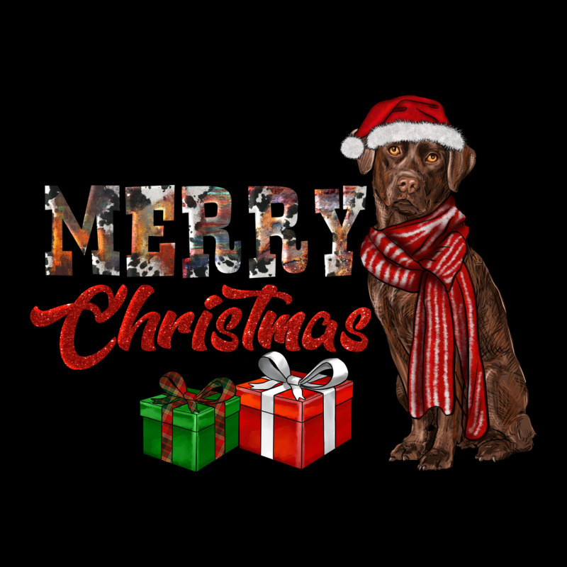 Merry Christmas Labrador Retriever Ladies Tee by RanaPortraitStore | Teevron