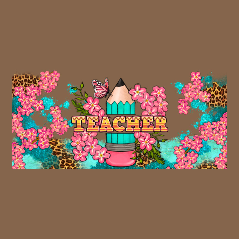 Teacher Floral Pencil Libbey Glass Premium Tee by BundleAndBundleShop | Teevron