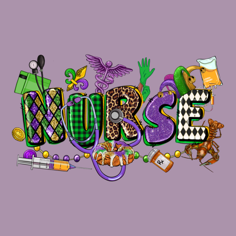 Nurse Mardi Gras Heavyweight Hoodie by CowGirlArtShop | Teevron