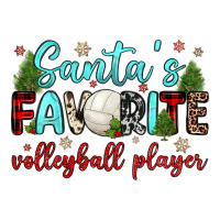 Santa S Favorite Volleyball Player Ladies Tee | Teevron