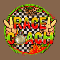 Race Coach With Leopard And Peace Hand Premium Tee | Teevron