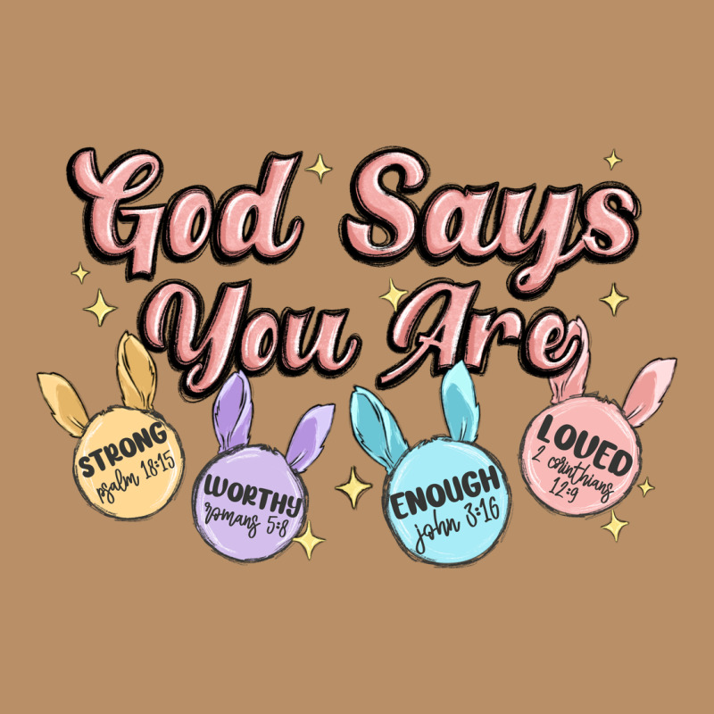 God Says You Are Easter Vintage Hoodie by MaliasSmallBusiness | Teevron