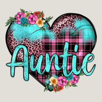 Auntie Leopard Turquoise Heart Heavy Core Tee | Teevron
