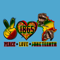 Peace Love Juneteenth Premium Hoodie | Teevron
