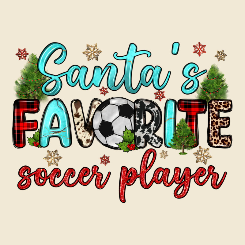 Santa S Favorite Soccer Player Ladies Tee by JahusDesignShop | Teevron