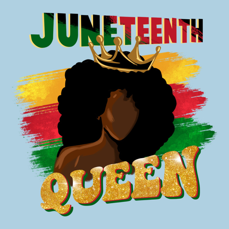 Juneteenth Queen Black Woman Afro Queen Premium Hoodie by CowGirlArtShop | Teevron