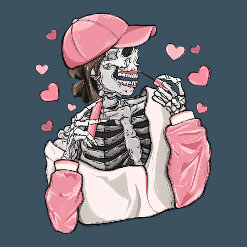 Skeleton Girl Valentine's Day Urban Heavy Tee by MaliasSmallBusiness | Teevron