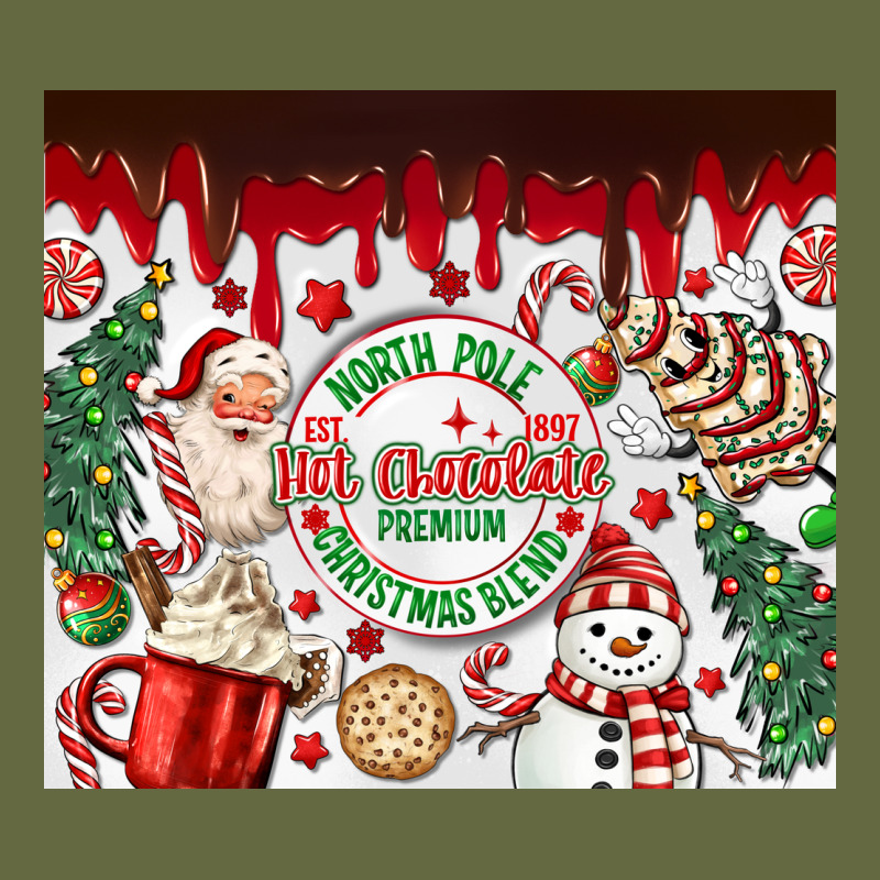 Christmas Hot Chocolate Long Sleeve Tee by MaliasSmallBusiness | Teevron