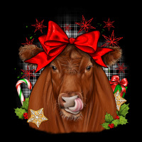 Christmas Red Angus Ladies Tee | Teevron