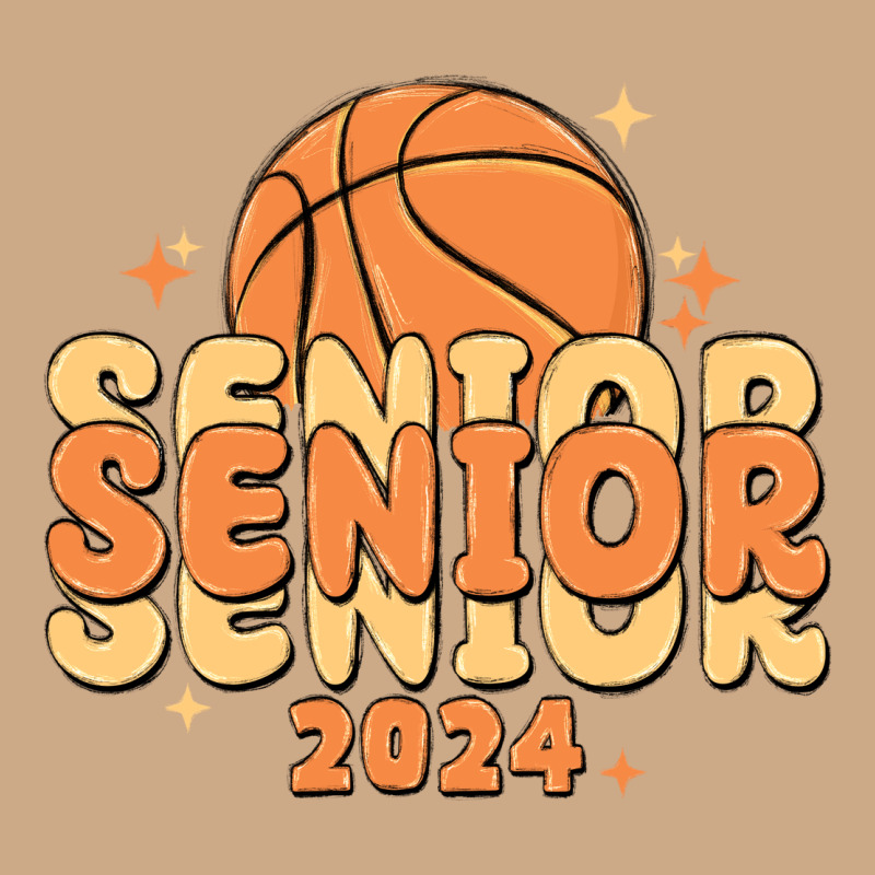 Basketball Senior 2024 Vintage Hoodie by MaliasSmallBusiness | Teevron