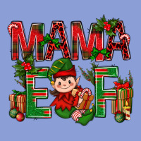 Mama Elf With Gift Christmas Long Sleeve Tee | Teevron