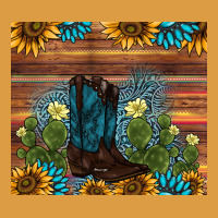Boot Cactus Sunflower Gemstone Urban Heavy Tee | Teevron