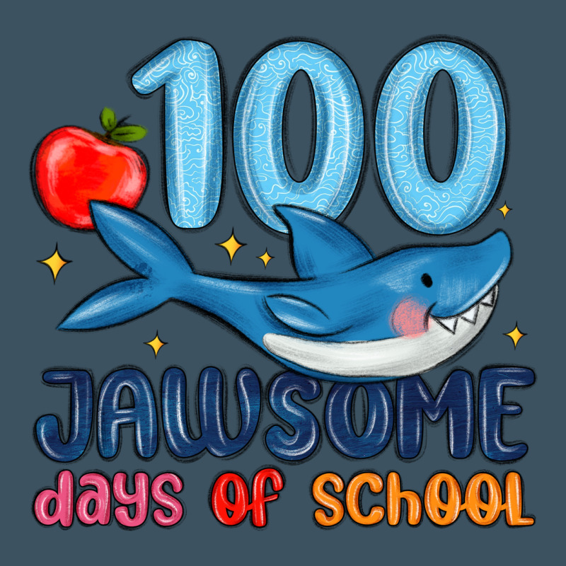 100 Jawsome Days Of School Urban Heavy Tee by MaliasSmallBusiness | Teevron