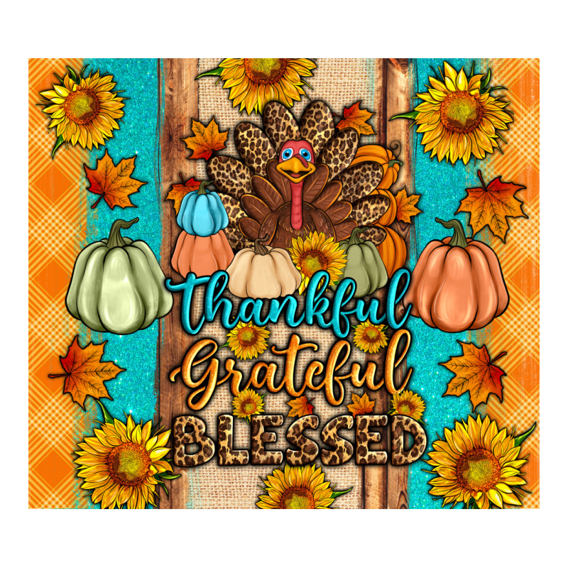 Thankful Grateful Blessed Premium Tee by Artiststas | Teevron