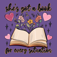 She's Got A Book For Every Situation Vintage Tee | Teevron