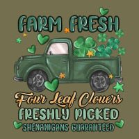 Farm Fresh Four Leaf Clovers Vintage Hoodie | Teevron