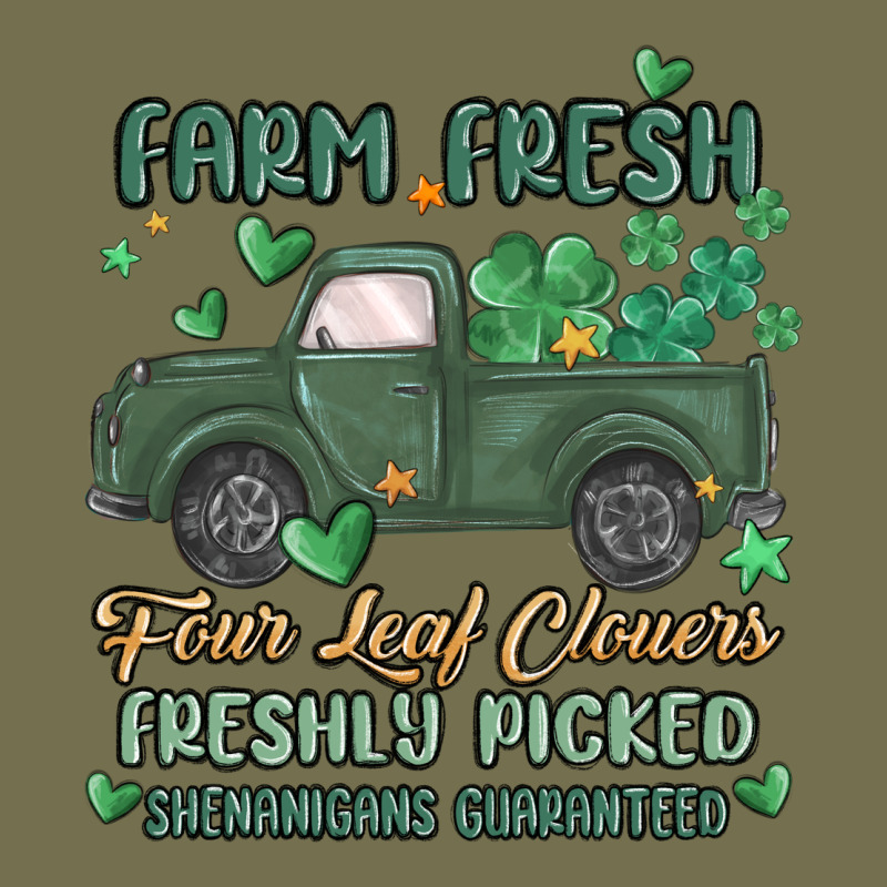 Farm Fresh Four Leaf Clovers Vintage Hoodie by MaliasSmallBusiness | Teevron